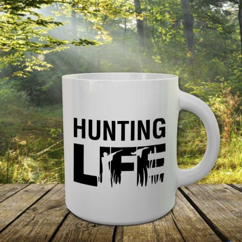 Ajándék vadásznak_Hunting life bögre 